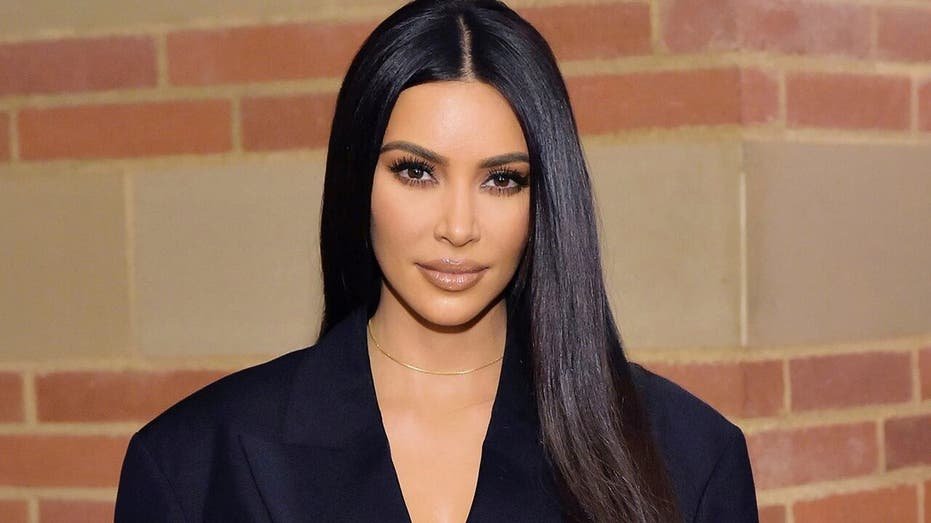 Kim Kardashian Black Suit
